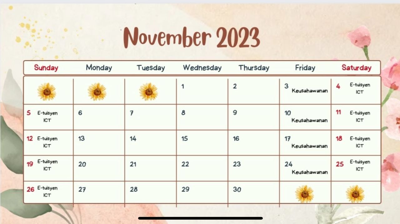 jadual-november-23